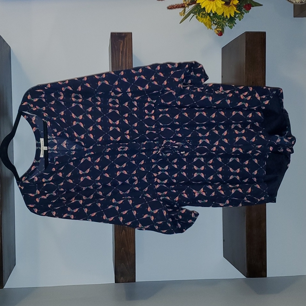 XL Navy Romper